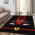 Ferrari F1 Rug Car Person Gift Formula 1 Racing Carpet for Garage