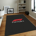 Ferrari F1 Rug F1 Carbon Pattern Formula 1 Racing Carpet for
