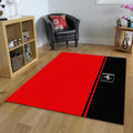 Ferrari F1 Rug Car Person Gift Formula 1 Racing Carpet for Garage