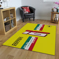 Ferrari F1 Rug Italy Flag Formula 1 Racing Carpet for Garage &
