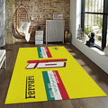 Ferrari F1 Rug Italy Flag Formula 1 Racing Carpet for Garage &