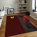 Ferrari F1 Rug Car Person Gift Formula 1 Racing Carpet for Garage