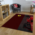 Ferrari F1 Rug Car Person Gift Formula 1 Racing Carpet for Garage