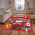 Ferrari F1 Rug Car Person Gift Formula 1 Racing Carpet for Garage