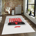 Ferrari F1 Rug Car Person Gift Formula 1 Racing Carpet for Garage