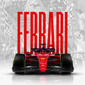 Ferrari F1 Rug Car Person Gift Formula 1 Racing Carpet for Garage