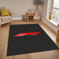 Ferrari F1 Rug, F1 on Carbon Patter