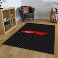 Ferrari F1 Rug, F1 on Carbon Patter