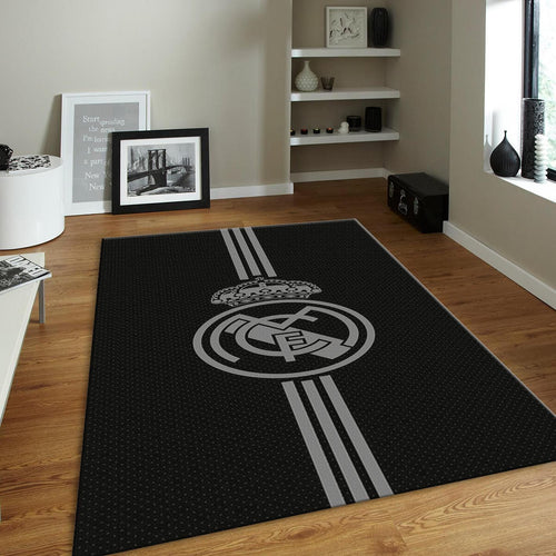 Real Madrid Rug Real Madrid Football Carpet for Garage & Kids