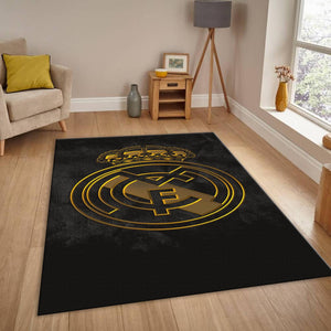 Real Madrid Rug Real Madrid Football Carpet for Garage & Kids