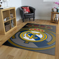 Real Madrid Rug, Big Logo Background RM