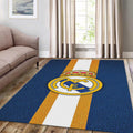 Real Madrid Rug, RM Colors Lined under Logo