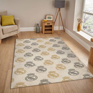 Real Madrid Rug, Real Madrid Logos Pattern