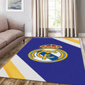 Real Madrid Rug Original Colour Football Carpet for Garage & Kids