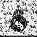 Real Madrid Rug Mini Hand Draws Football Carpet for Garage & Kids