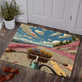 Bicycle Rug, View Rug, Area Rug, Non Slip Rug, Artistic Living