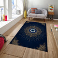 Abstract Area Rug, Colorful Indie Room Decor, Modern Non Slip