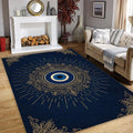 Abstract Area Rug, Colorful Indie Room Decor, Modern Non Slip