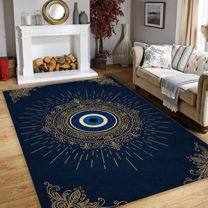 Abstract Area Rug, Colorful Indie Room Decor, Modern Non Slip
