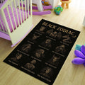 Zodiac signs Rug, Abstract Area Rug, Horoscope Decor, Non Slip