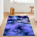 Jellyfish Rug, Abstract Area Rug, Colorful Indie Room Decor, Non