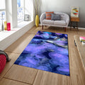 Jellyfish Rug, Abstract Area Rug, Colorful Indie Room Decor, Non