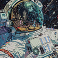Astronaut Rug, Spaceship Rug, Area Rug, Modern Non Slip