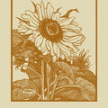 Sunflower Rug, Wildflower Rug, Area Rug, Non Slip Rug, Artistic