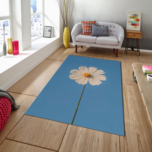 Daisy Rug, Sunflower Rug, Area Rug, Non Slip Rug, Artistic Living