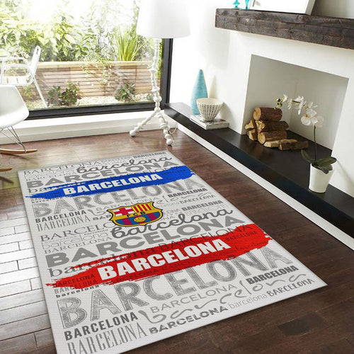 FC Barcelona Rug, FC Barcelona Rug: Football Team Soccerball Gift