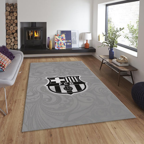 FC Barcelona Rug, FC Barcelona Rug: Football Team Soccerball Gift