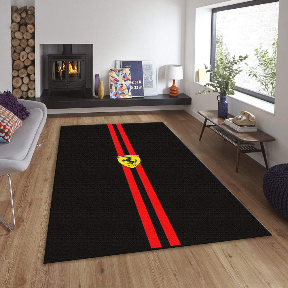 Ferrari F1 Rug Team Ferrari Rug Formula 1 Racing Carpet for
