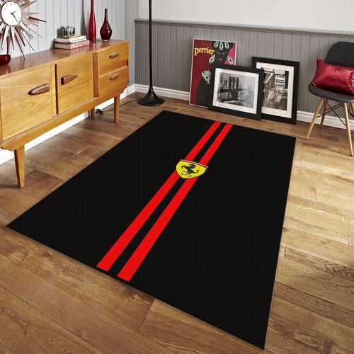 Ferrari F1 Rug Team Ferrari Rug Formula 1 Racing Carpet for