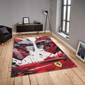 Ferrari F1 Rug, Ferrari F1 Racing Rug: Custom Car Carpet