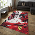 Ferrari F1 Rug, Ferrari F1 Racing Rug: Custom Car Carpet
