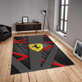 Ferrari F1 Rug, Ferrari F1 Team Rug: Custom Car Carpet for Office