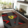 Ferrari F1 Rug, Ferrari F1 Team Rug: Custom Car Carpet for Office