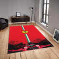 Ferrari F1 Rug, Personalized Ferrari F1 Rug