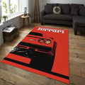 Ferrari F1 Rug, Ferrari F1 Rug: Custom Team Racing Car Carpet