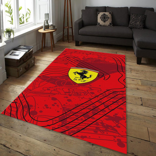 Ferrari F1 Rug, Ferrari F1 Racing Rug