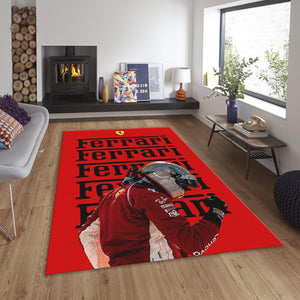 Ferrari F1 Rug, Ferrari F1 Rug: Personalized Racing Car Carpet