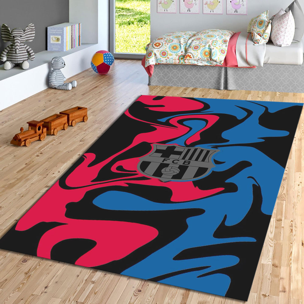 FC Barcelona Rug Barcelona Fc Rug Barça Carpet for Fans & Kids