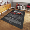 Ferrari F1 Rug Ferrari F1 Car Rug Formula 1 Racing Carpet for