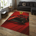 Ferrari F1 Rug, Ferrari F1 Rug: Custom Team Racing Car Carpet
