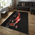 Ferrari F1 Rug Ferrari F1 Car Rug Formula 1 Racing Carpet for