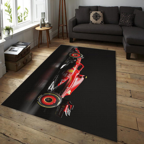 Ferrari F1 Rug Ferrari F1 Car Rug Formula 1 Racing Carpet for