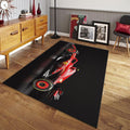 Ferrari F1 Rug Ferrari F1 Car Rug Formula 1 Racing Carpet for
