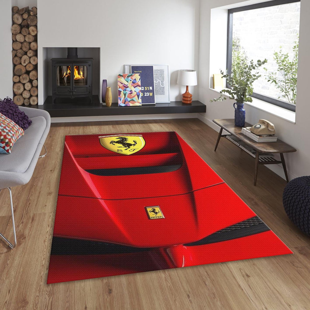 Ferrari F1 Rug Ferrari Rug Formula 1 Racing Carpet for Garage &
