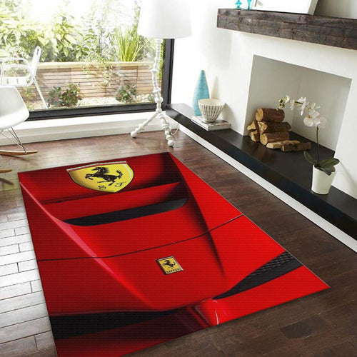 Ferrari F1 Rug Ferrari Rug Formula 1 Racing Carpet for Garage &