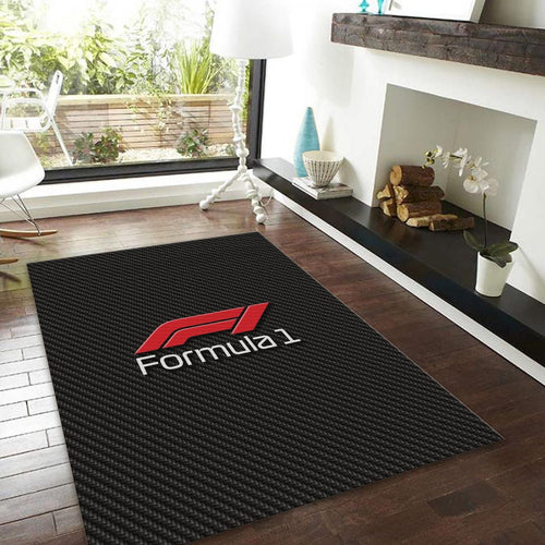 Ferrari F1 Rug, Ferrari F1 Rug: Custom Car Carpet for Office
